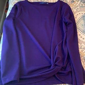 Purple dress blouse Apt. 9